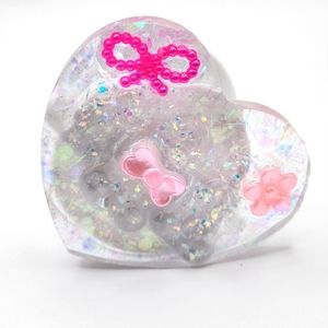 NEW Embellished Heart-Shaped Phone Grip